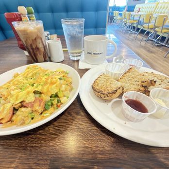 Over Easy - Surprise - Cajun Hash - Sourdough Toast - Breakfast & Brunch Near Me - Surprise, Arizona Over Easy - Surprise - Cajun Hash - Sourdough Toast - Breakfast & Brunch Near Me - Surprise, Arizona