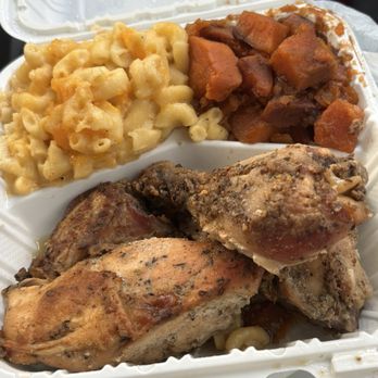 A Taste of Everything - Our first time trying their baked chicken, homemade Mac n cheese with sweet yams. 10/10 says my daughter and me! Recommend! - Soul Food Near Me - Suffolk, Virginia A Taste of Everything - Our first time trying their baked chicken, homemade Mac n cheese with sweet yams. 10/10 says my daughter and me! Recommend! - Soul Food Near Me - Suffolk, Virginia