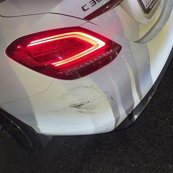 Oef Auto Collision Repair - How I took in my car, minor detail nothing to big but the painting came off. It was a very quick and easy fix - Body Shops Near Me - La Habra, California