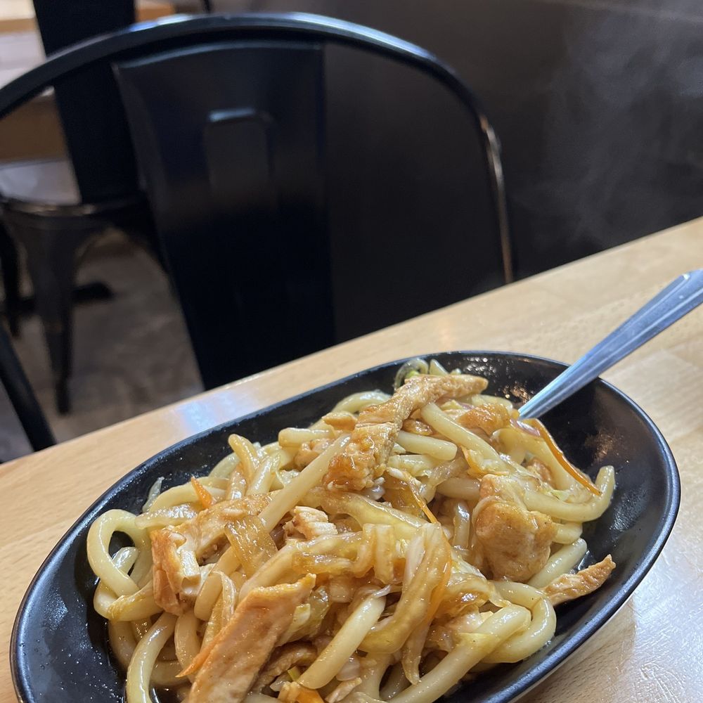 Akino - Chicken Udon(Stir Fried) - Sushi Bars Near Me - Elmhurst, New York Akino - Chicken Udon(Stir Fried) - Sushi Bars Near Me - Elmhurst, New York