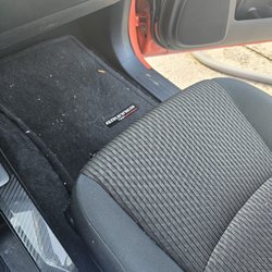 Budget Car Rental - Front passenger seat