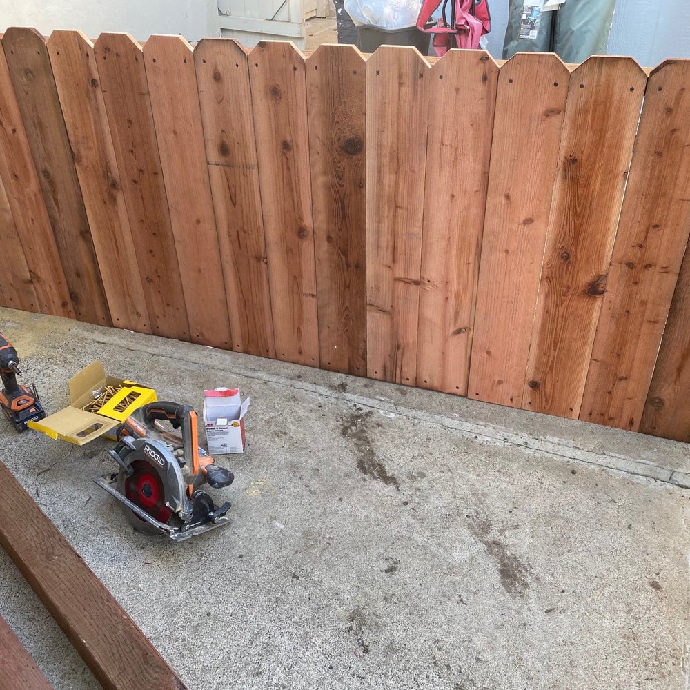 He built us the Opening gate, we will install the gate when ready He built us the Opening gate, we will install the gate when ready