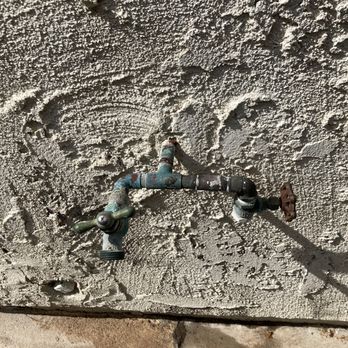 Water Line Plumbing - Before - Broken and cracked - Plumbing Near Me - Irvine, California Water Line Plumbing - Before - Broken and cracked - Plumbing Near Me - Irvine, California