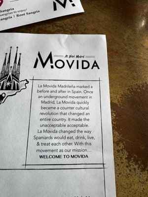 Menu photo 3 Movida Milwaukee, WI Menu photo 3 Movida Milwaukee, WI