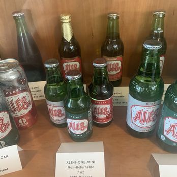 Ale-8-One Bottling - Bottles from different years on display - Historical Tours Near Me - Winchester, Kentucky Ale-8-One Bottling - Bottles from different years on display - Historical Tours Near Me - Winchester, Kentucky