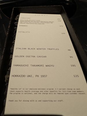Menu photo 4 Vespertine Culver City, CA Menu photo 4 Vespertine Culver City, CA
