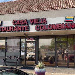 Exterior outside entrance of Casa Vieja Restaurant - Nothing too fancy on the sign. - Carrollton, Texas Exterior outside entrance of Casa Vieja Restaurant - Nothing too fancy on the sign. - Carrollton, Texas