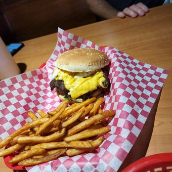 Jimmy's Big Burger - Cheeseburger and fries. - American Near Me - Lake Worth, Texas Jimmy's Big Burger - Cheeseburger and fries. - American Near Me - Lake Worth, Texas