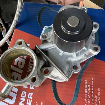Kar King Auto - This is outside of the water pump which looks new.   This is fraud.  Evil and deceiving. - Auto Repair Near Me - Ontario, California
