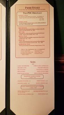 Menu photo 1 Pacific Dining Car Los Angeles, CA