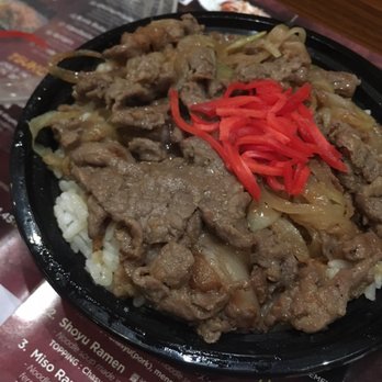 Tamashii Red - Gyu-Don (marinated beef in special soy sauce over rice) Light flavor. Beef is soft and juicy. - Ramen Near Me - Forest Hills, New York Tamashii Red - Gyu-Don (marinated beef in special soy sauce over rice) Light flavor. Beef is soft and juicy. - Ramen Near Me - Forest Hills, New York