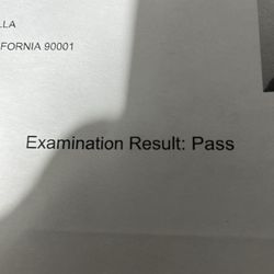 Contractors Intelligence School - Passed test Law