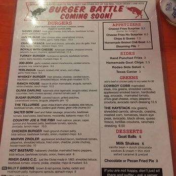 Rodeo Goat - Burgers Near Me - Houston, Texas