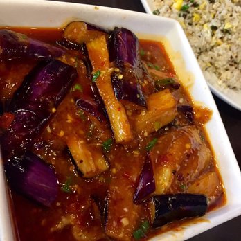 Chengdu Taste - Sautéed Eggplant w/Spicy Garlic Sauce - Szechuan Near Me - Alhambra, California