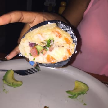 El Guamuchilito - Shrimp burrito...she says it's good. - Mexican Near Me - Bay Point, California