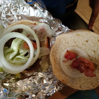Cook Out - I ordered a small bacon burger... Where's the bacon? - Fast Food Near Me - Charlotte, North Carolina