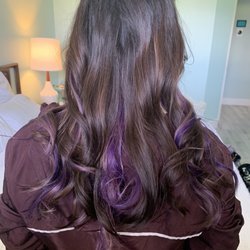Purple peekaboos
