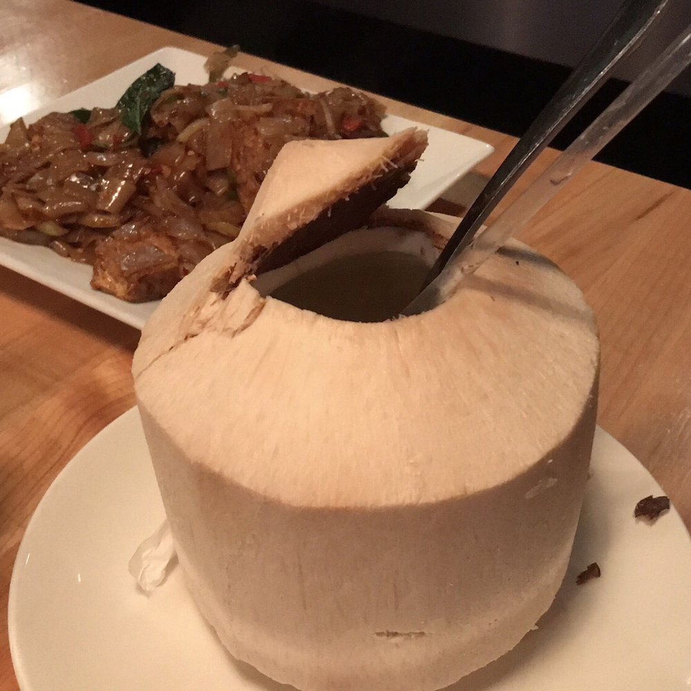 Mint Thai Kitchen - Fresh Young Coconut drink - Thai Near Me - Houston, Texas Mint Thai Kitchen - Fresh Young Coconut drink - Thai Near Me - Houston, Texas