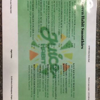Juice Habit - Menu - Juice Bars & Smoothies Near Me - Largo, Florida Juice Habit - Menu - Juice Bars & Smoothies Near Me - Largo, Florida