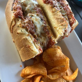 Mellow Mushroom Estero - Meatball sandwich (full size) - Bars Near Me - Fort Myers, Florida Mellow Mushroom Estero - Meatball sandwich (full size) - Bars Near Me - Fort Myers, Florida