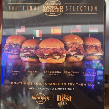 Hard Rock Cafe - World Burgers - American Near Me - Atlantic City, New Jersey