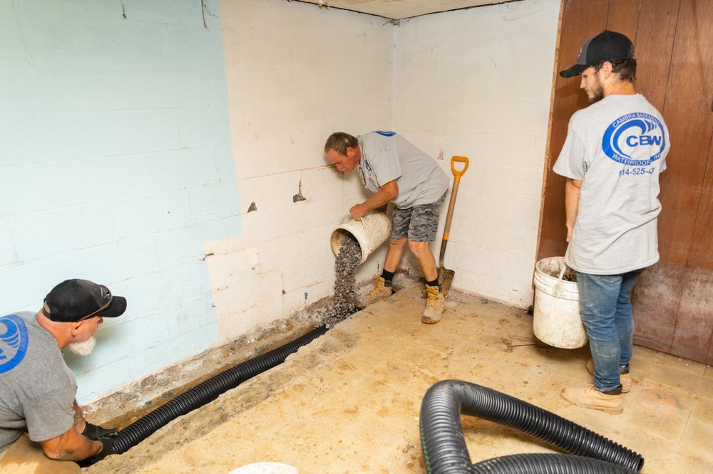 Slide of Cambria Basement Waterproofing
