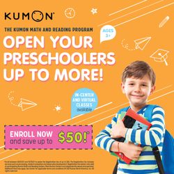 Kumon Math and Reading Center of Scotts Valley - Visit www.kumon.com/scotts-valley to schedule a free Parent Orientation. Enroll by October 15th to save up to $50 !