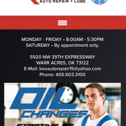 KEO's Auto Repair & Lube - Clean Shop!!!