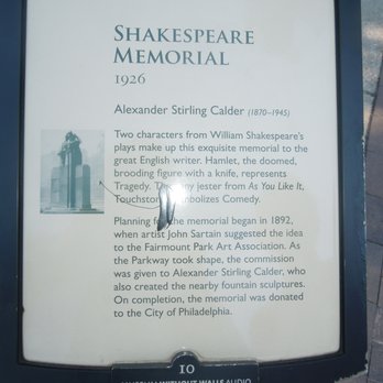Shakespeare Memorial - Local Flavor Near Me - Philadelphia, Pennsylvania Shakespeare Memorial - Local Flavor Near Me - Philadelphia, Pennsylvania