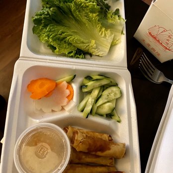 Little Saigon - Pork egg rolls. Dipping sauce is tasty, the greens were fresh to eat like a wrap. - Vietnamese Near Me - Glendale, Arizona Little Saigon - Pork egg rolls. Dipping sauce is tasty, the greens were fresh to eat like a wrap. - Vietnamese Near Me - Glendale, Arizona