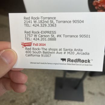 Red Rock - Address/location - Japanese Near Me - Arcadia, California