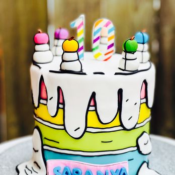 The Glorious Cake Lady - Comic theme cake - Custom Cakes Near Me The Glorious Cake Lady - Comic theme cake - Custom Cakes Near Me