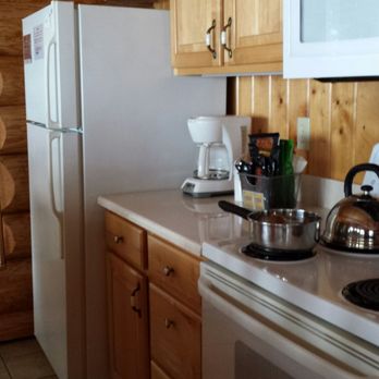 Lutsen Resort - Kitchen in log cabin unit. - Venues & Event Spaces Near Me - Lutsen, Minnesota