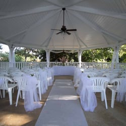 Pleasant Valley Historical Society - Inside of Gazebo.