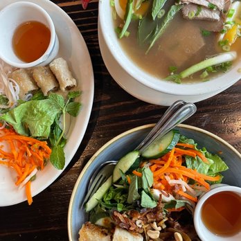 Ba Bar - Pho, Lemongrass Beef - Vermicelli (Dinner), imperial rolls - Vietnamese Near Me - Seattle, Washington