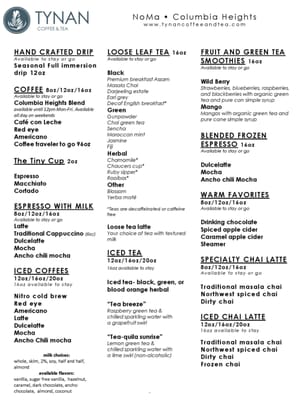 Tynan Coffee & Tea by null