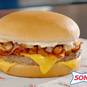 Sonic Drive-In - a burger with bacon and cheese - Fast Food Near Me - Bainbridge, Georgia Sonic Drive-In - a burger with bacon and cheese - Fast Food Near Me - Bainbridge, Georgia