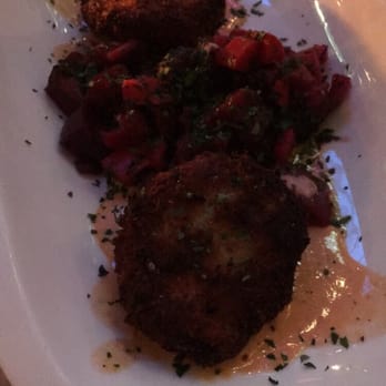 Mua - Crab cakes and beet salad. - Bars Near Me - Oakland, California Mua - Crab cakes and beet salad. - Bars Near Me - Oakland, California