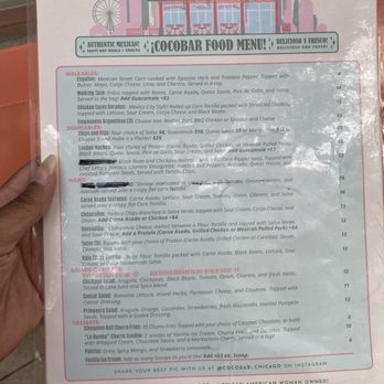 CocoBar - Menu! - Latin American Near Me - Chicago, Illinois