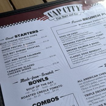Cap City Fine Diner & Bar - Menu - Diners Near Me - Cincinnati, Ohio Cap City Fine Diner & Bar - Menu - Diners Near Me - Cincinnati, Ohio