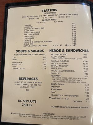 Menu photo 7 Argenziano's Corona De Tucson, AZ