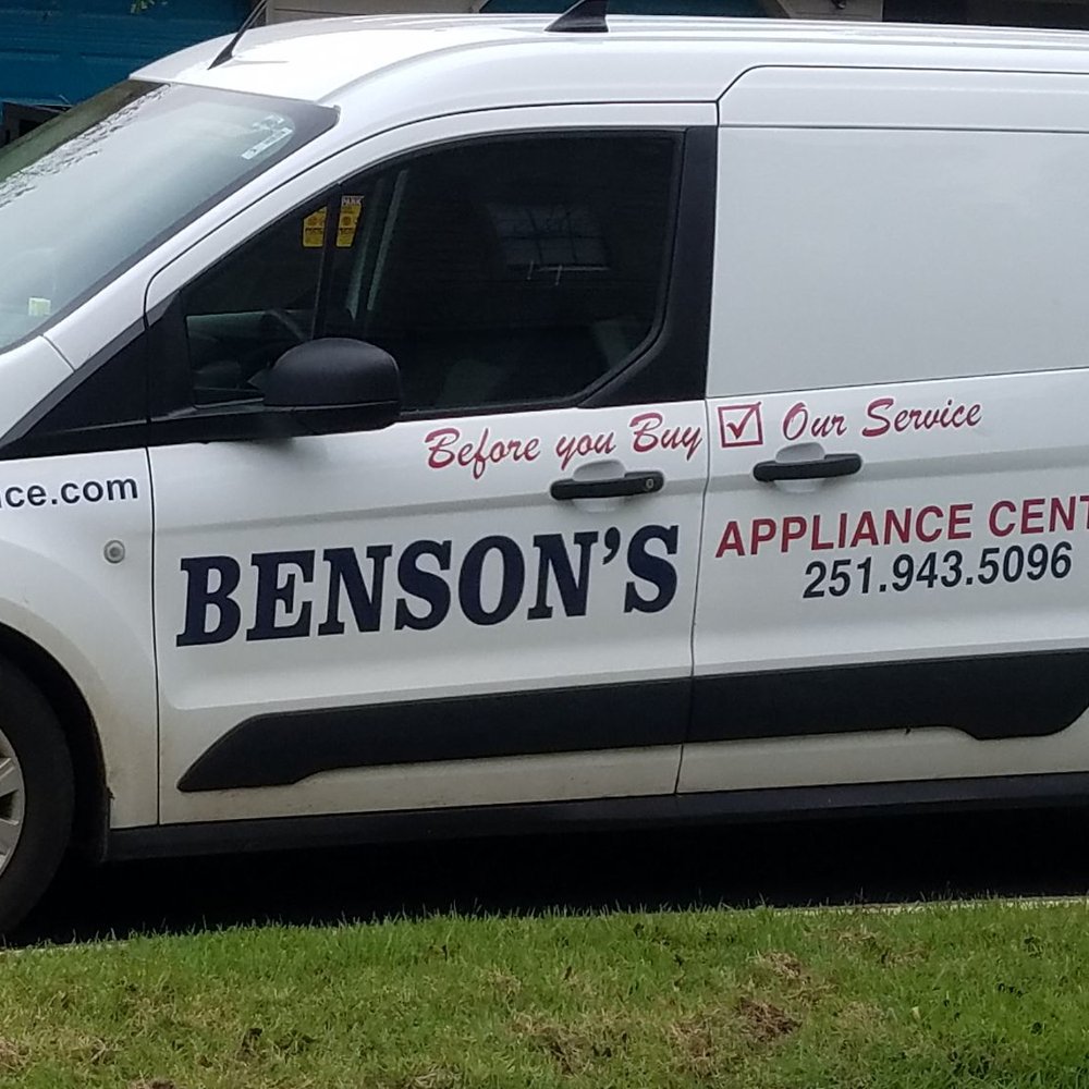 Benson's Appliance Center - Nice looking work vehicle - Appliances & Repair Near Me - Foley, Alabama Benson's Appliance Center - Nice looking work vehicle - Appliances & Repair Near Me - Foley, Alabama