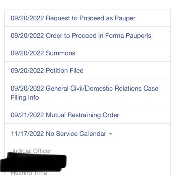 Marble - No service calendar hearing when I spoke with my case manager she was unaware that I had a hearing coming up - Divorce & Family Law Near Me Marble - No service calendar hearing when I spoke with my case manager she was unaware that I had a hearing coming up - Divorce & Family Law Near Me