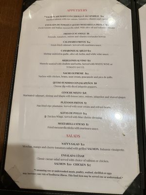 Menu photo 5 Naty’s Mexican Bar & Grill Lorton, VA Menu photo 5 Naty’s Mexican Bar & Grill Lorton, VA