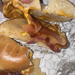 Sandy Bottom - No grilled onions that I was more than likely charged for also. And more burnt eggs on the sandwich LOL
