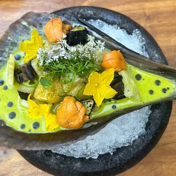 ARCA - Scallop and Sea Urchin Crudo 9/10 - Cocktail Bars Near Me - Tulum, ROO