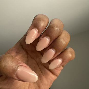 Miss Nails & Spa - "Almond" shaped nails that doesn't even appear to be shaped at all smh - Nail Salons Near Me - Livonia, Michigan Miss Nails & Spa - "Almond" shaped nails that doesn't even appear to be shaped at all smh - Nail Salons Near Me - Livonia, Michigan