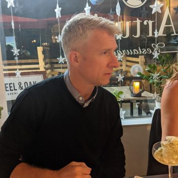 Artusi Restaurant - I sat across from him and the jokes didn't stop coming, silver fox for the win!! - Italian Near Me - New Westminster, British Columbia