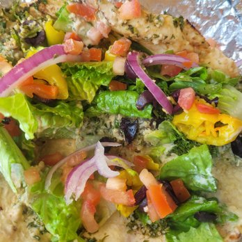 The Mediterranean Chef - Falafel wrap with EXTRA VEGGIES (special request) - Mediterranean Near Me - Austin, Texas