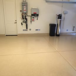 Finished epoxy floor in my new home Finished epoxy floor in my new home